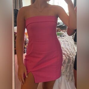 Elegant Pink Women's Dress